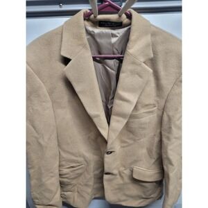 Gianfranco Ruffini 100% Camel Hair Blazer‎ Jacket Made in Italy sz 42R